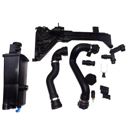 9X Coolant Expansion Tank Cap Mounting Plate Sensor Hose Thermostat For BMW E46 - Picture 6 of 6