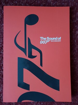 James Bond 60th Anniversary Concert The Sound Of 007 Royal Albert Hall Programme