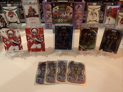 2020 Panini Prizm Eno Benjamin Rookie Blue Prizm Refractor /99 Cardinals RC Lot