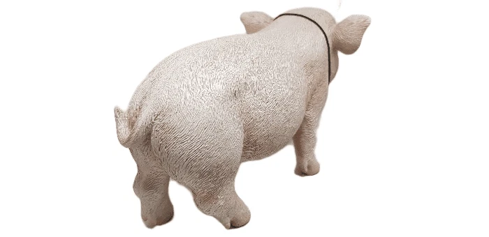 Outdoor / Indoor Garden Resin Animal Statue Pet Pink Gift Standing Pig Piglet - Изображение 2 из 4