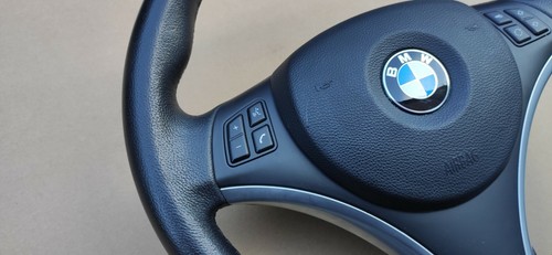 Bmw Sport Leather Multifunction Steering Wheel + Air Bag 1 3 series E8x E9x - Bild 3 von 9