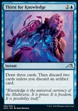 MTG Magic the Gathering Thirst for Knowledge (85/574) Kamigawa Neon Dynasty LP