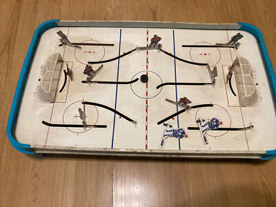 Vintage Eagle Power Play Table Hockey Game Toy NHL Toronto vs Montreal Tin