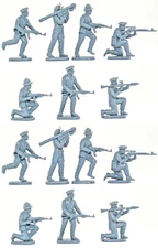 ESCI ERTL #1602 1/35  Modern Russian Paratroopers - mint boxed set - 1985