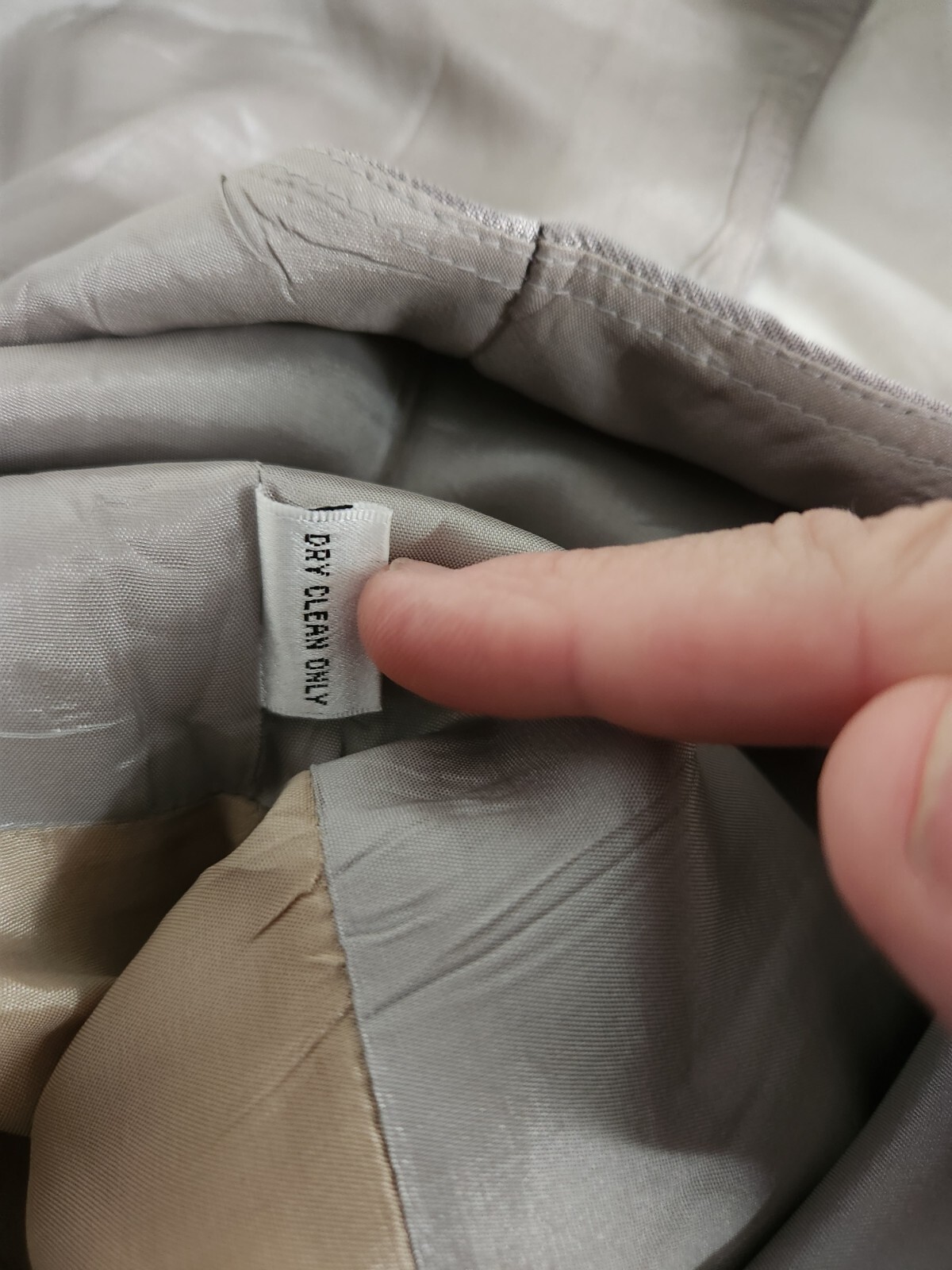 teri jon by rickie freeman dress Size 12 Silver/Champagne Color Jeweled