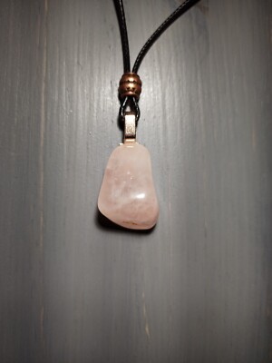 Rose Quartz - Tumbled Stone Necklace