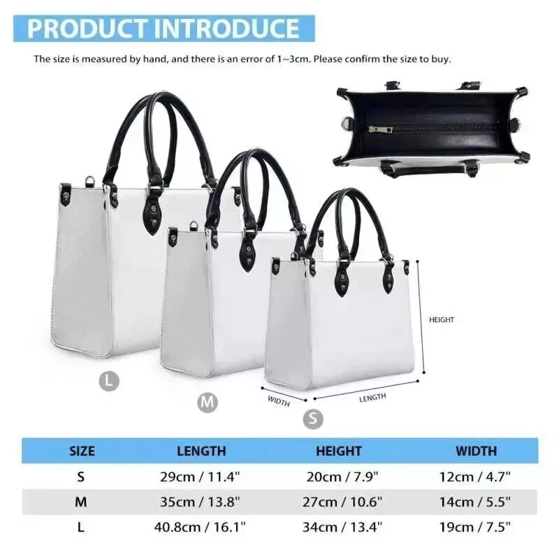 Personalized Snow White Leather Handbag, Disney Leather Handbag