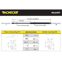 Monroe Gasfeder Motorhaube Passend FüR Toyota Land Cruiser KDJ15 GRJ15 TRJ15