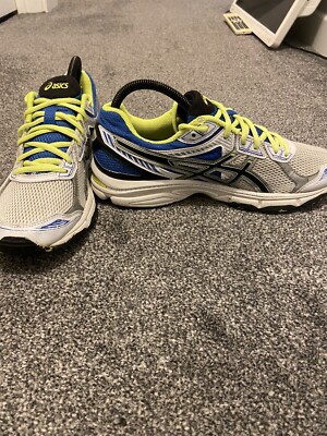 Baskets homme ASICS Gel Ikaia bleu blanc jaune Royaume-Uni 8,5