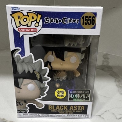 Funko Pop! Animation Black Clover Black Asta #1556 GITD Exclusive Vinyl Fig