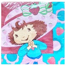 STRAWBERRY SHORTCAKE 'Best Friends' SMALL NAPKINS 16 Party Supplies Cake