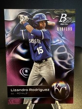 2023 Bowman Platinum - Top Prospects Lizandro Rodriguez #TOP-64 Pink /199 (RC)