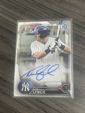 2016 Bowman Chrome Draft Pick Tim Lynch Auto Rc #CDA-TL N.Y Yankees Baseball
