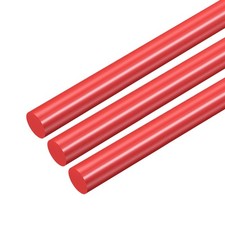3stk Plastik Rundst&auml;be POM Rod 12mm Dmr Engineering Plastic Runde Bar Rot