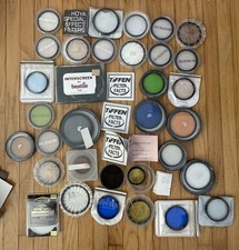 Mixed Lot of 35 Camera Lens Filters Hoya ProMaster Tiffen clear color
