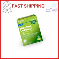 Basic Care Nicotine Polacrilex Lozenge 2 mg nicotine , Stop Smoking Aid, Mint F