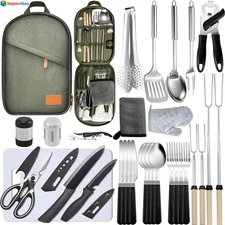 Camping Cooking Utensils Set Kitchenware Cookware Equipment Out/Indoor Gear Kit 