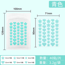 Colorful Star Pimple Patch Acne Colorful Invisible Acne Removal Skin Care Sticke