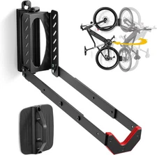 monTEK Swivel Bike Wall Mount, No Heavy Lifting Required Black 