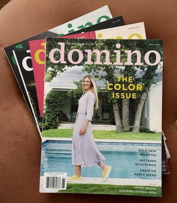 Domino Magazine - Lot of 4 - Spring, Summer, Fall, Winter 2018