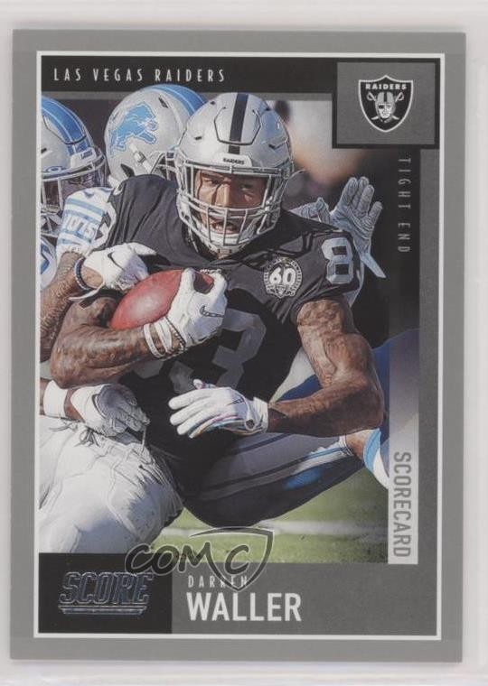 2020 Score Scorecard Darren Waller #157 0t2