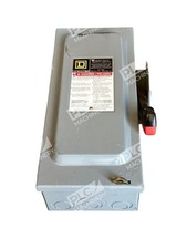 Square D Heavy Duty Safety Switch 30A 600V AC/DC