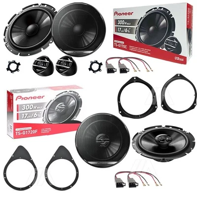 Kit 6 Altavoces Pioneer Anteriores Y Posteriores Para Fiat 500 Abarth 595 - Imagen 1 de 4