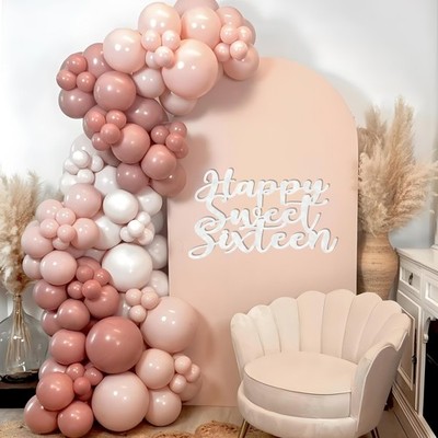 Happy Sweet Sixteen Sign for Birthday Backdrop - Happy 16th Birthday Felt Dec...