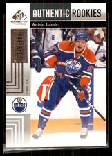 2011-12 SP Game Used Anton Lander RC RC /699 #168