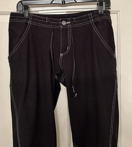 prAna Breathe Women's Medium Black Pants w/ Stretch and 31 Inch Inseam - Picture 3 of 10