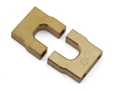 J&T Bearing Co. Custom Works Brass Servo Mounts Set (Gold) (15g) [JTB-JT12323]