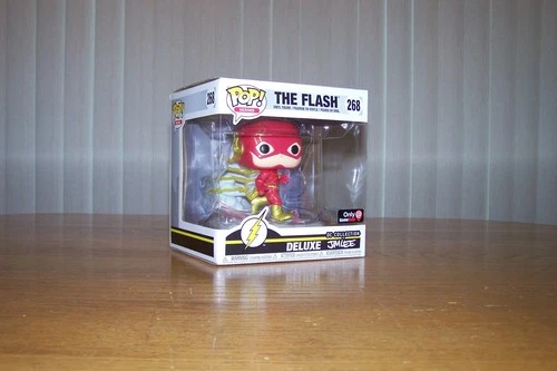 FUNKO POP! HEROES DELUXE THE FLASH 268 DC COLLECTION JIM LEE GAME STOP ONLY  NIB