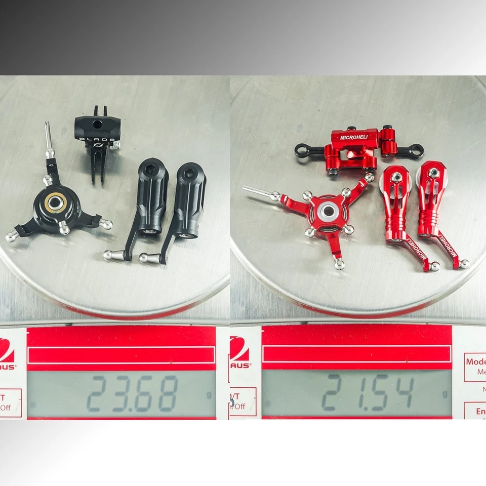 Sistema de cabezal MH Precision CNC aluminio Flybarless (NEGRO)-BLADE REVOLUTION 235 CP Foto 3 de 3