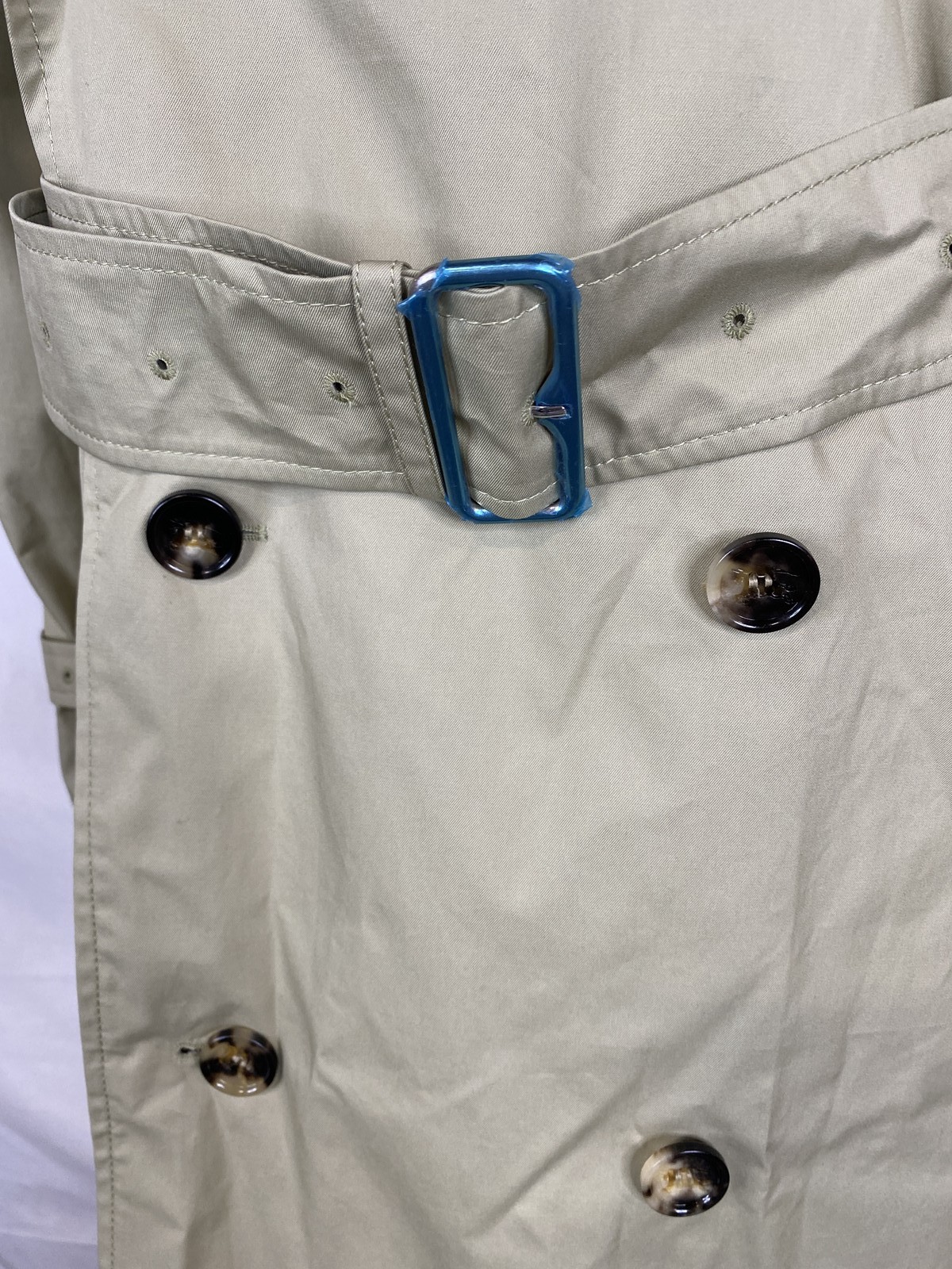 Burberry Womens The Castleford Check Lined Trench Coat Size 8 Hunter thumbnail 6