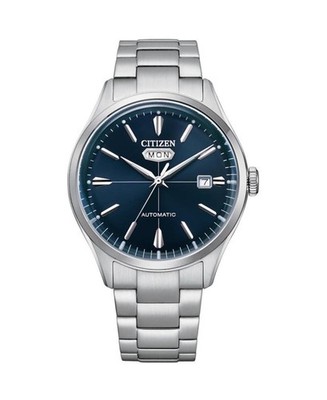 CITIZEN Men Analog Automatic Casual Watch Classic Dress Blue Dial Waterproof Rou