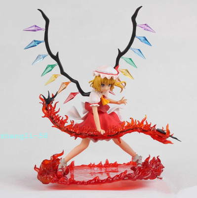 Anime Touhou Project Flandre Scarlet Figure Model Statue With Box Gift 25 cm