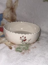 Rae Dunn X Disney The Aristocats MARIE Pink Bows 6&rdquo; Cat Bowl Dish NEW