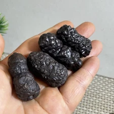 4pcs 99g  Limonite & Hematite pseudomorph after Marcasite Prophecy Rock Stone