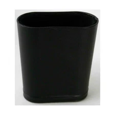 Koplow Dice Accessories Dice Cup - 3 1/2" x 1 1/2" Black Plastic, Oval New