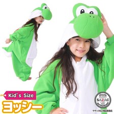 SAZAC Fleece Costume Super Mario Yoshi kigurumi cosplay Children's sizes Japan