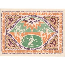 [#293647] Germany, Bielefeld, 250 Millionen Mark, 1922-04-02, UNC