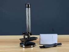 Gunmetal Black Gray Safety Razor Man Shaving  Base Stand 5 Blades Man Gift