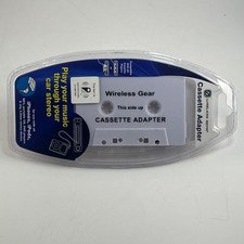 Wireless Cassette Adapter Music Car Stereo iPhone iPod Android any 3.5 mm device