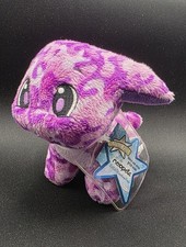 Neopets Camoflauge Poogle Plushie New With Tag Purple Camo