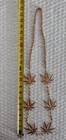 MARIJUANA New Orleans MARDI GRAS Gold Weed Leaf PLASTIC PARTY BEADED NECKLACE — photo 10
