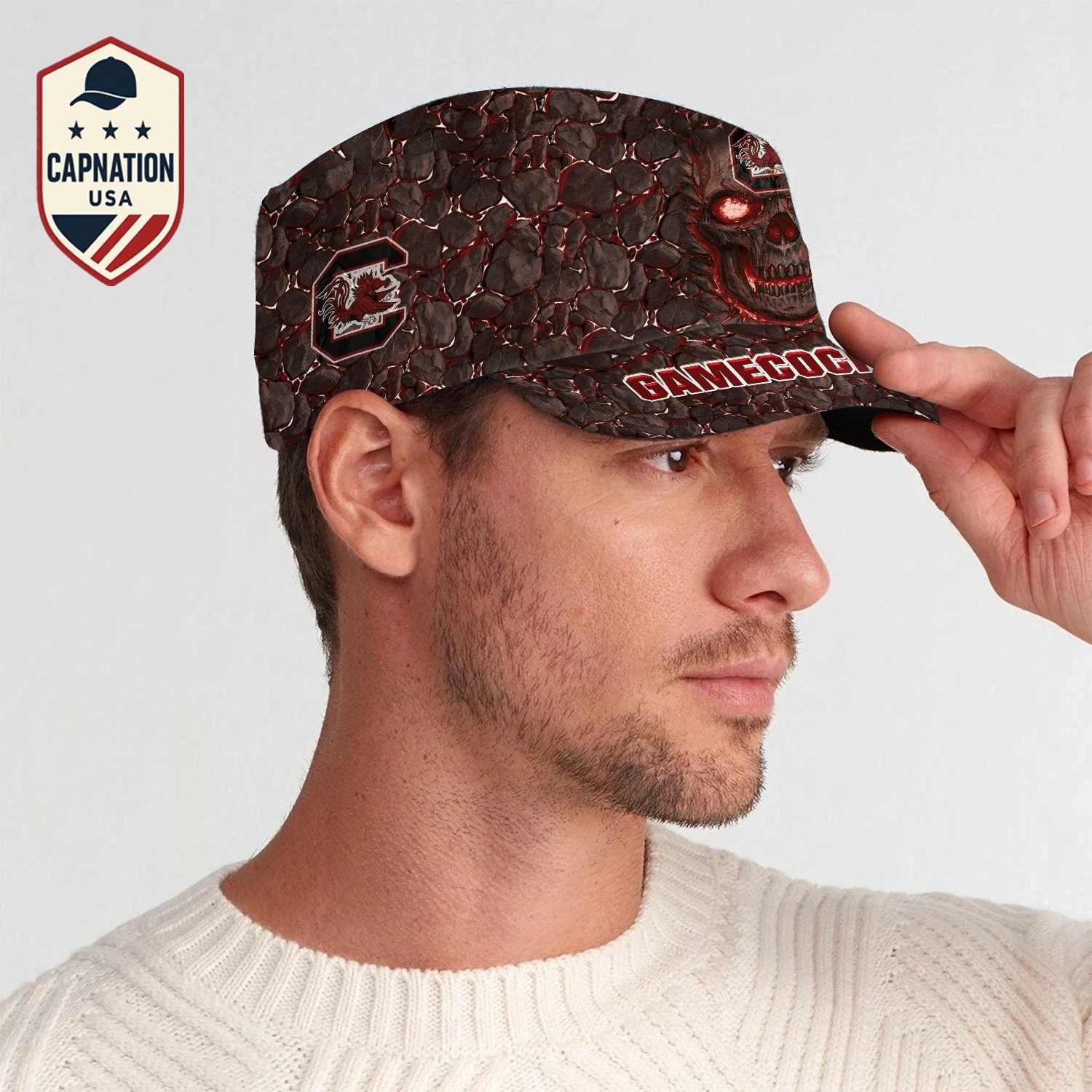 South-Carolina-Gamecocks Military Cap NCAA Military Cap NCAA Trucker Cap Army