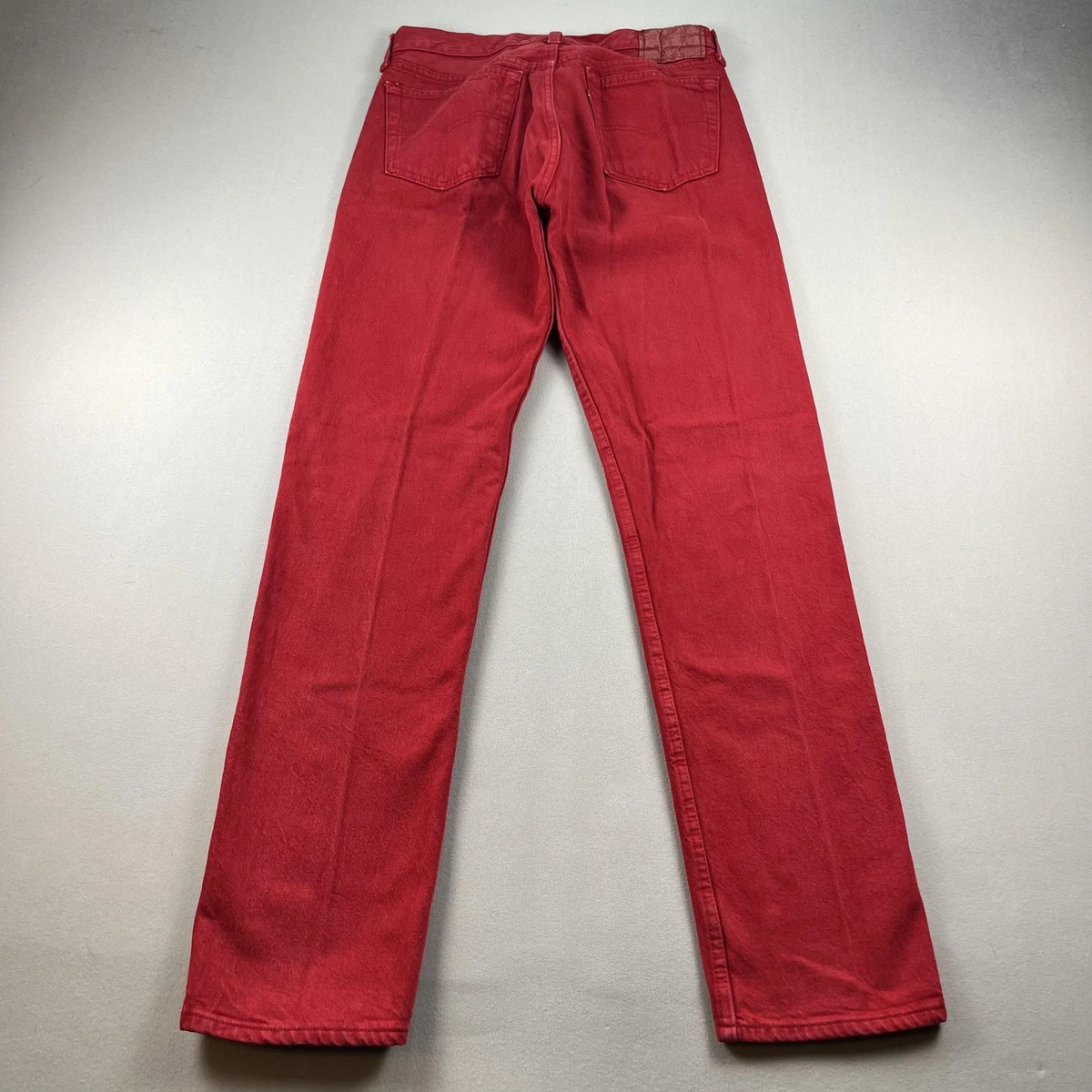 Levi's 501 USA Red Ear Redline - Jeans Vintage Années 80 - Taille W35 - Denim Brut
