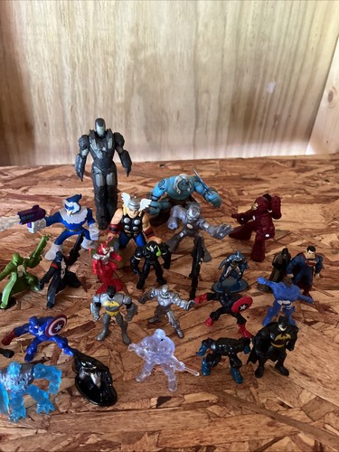 marvel Metal Mini Figures Lot With Other Figures - Picture 6 of 6