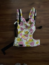 Tula Free-to-Grow Hamptons Baby Carrier Yellow  Pink Floral Pattern 7  45 lbs