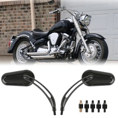 Rearview Mirrors 8mm/10mm For Yamaha Road Star XV 1600 1700 Midnight Silverado